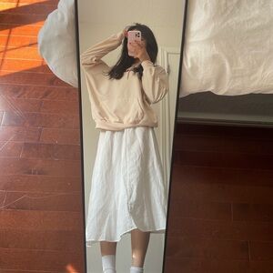 Cozy Cream Sweatshirt for Women